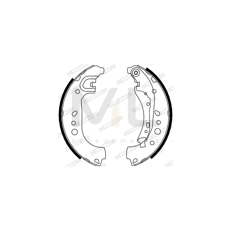 FERODO FSB4313 Brake Shoe Set | ML Performance Car Parts