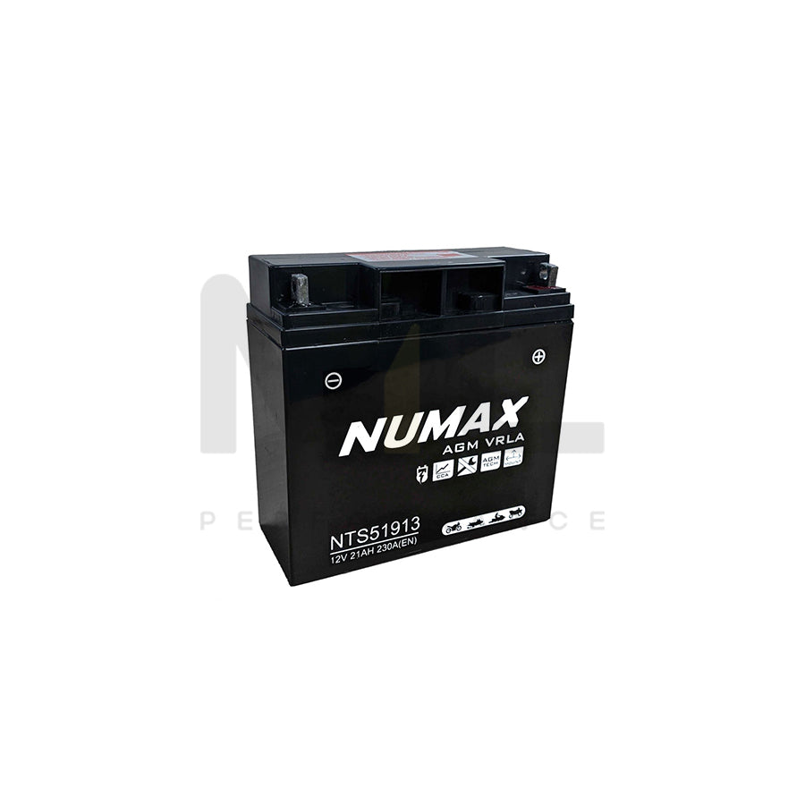 51913 (NTS51913) Sealed Numax Motorbike Battery MB12V20P. – ML