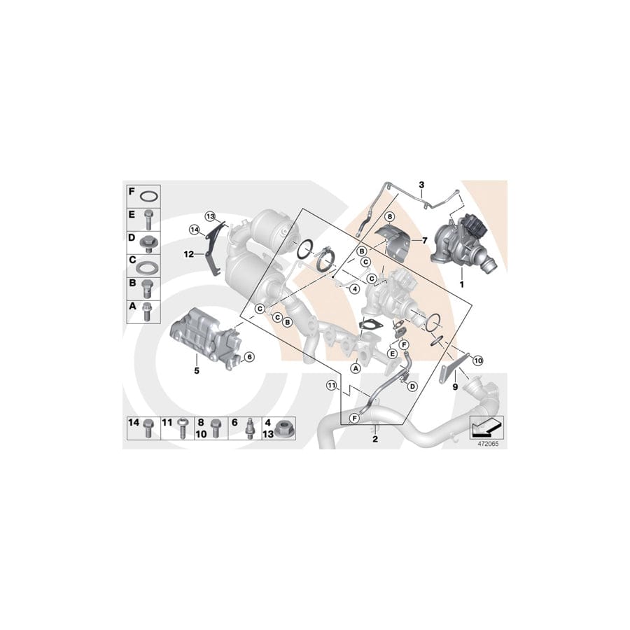 Genuine BMW 11128575451 Heat Resistant Plate (Inc. Cooper D ALL4 1.6, One D & Cooper D 2.0) | ML Performance UK Car Parts