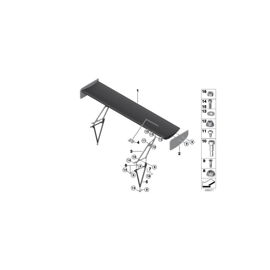 Genuine BMW 35008349511 BMW Countersunk Screw M6X30 10.9 (Inc. & M6 GT3) | ML Performance UK Car Parts