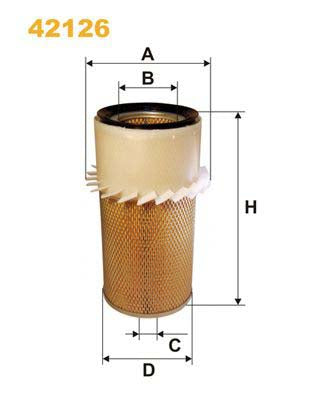 WIX Filters 42126 Air Filter