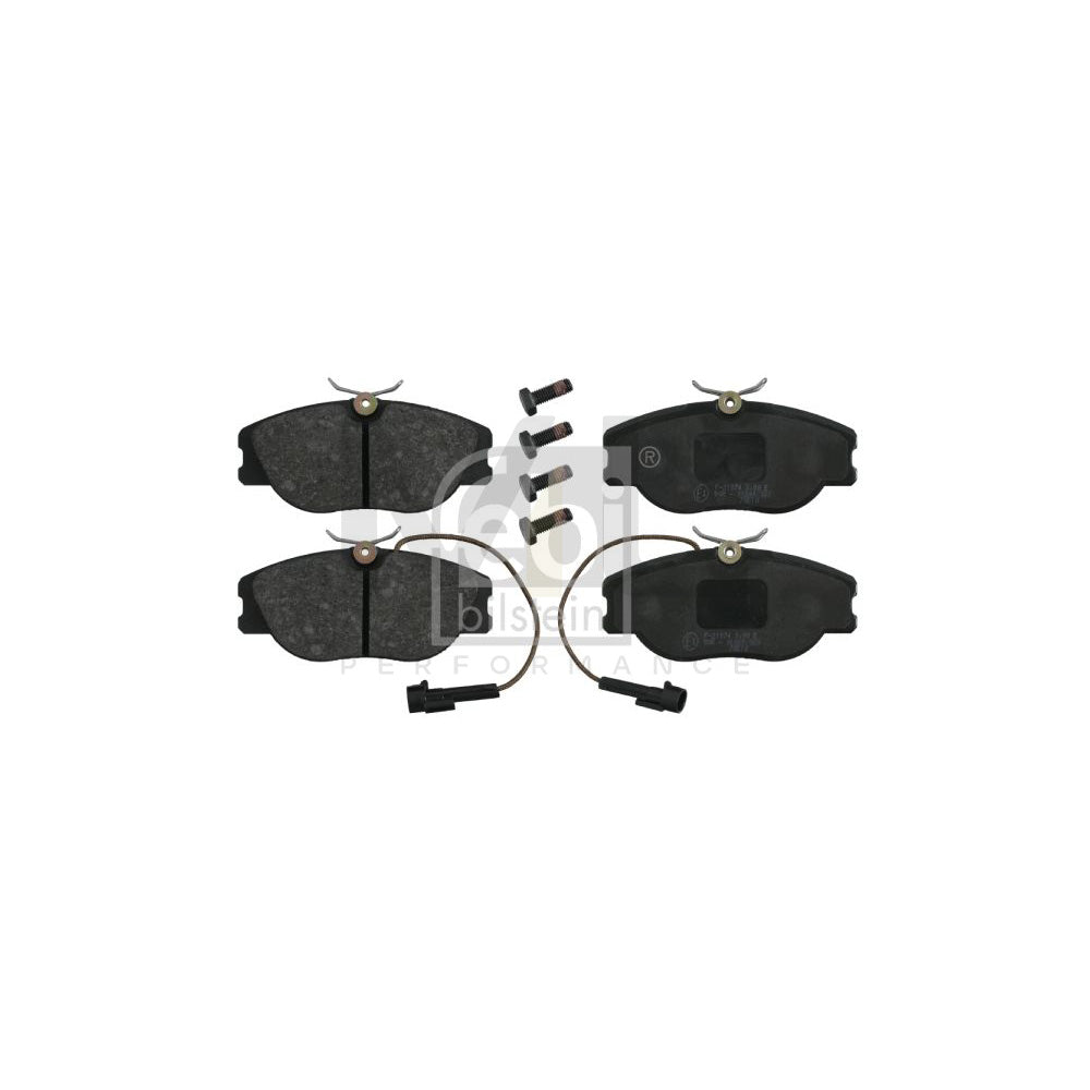 Febi Bilstein 16239 Brake Pad Set Front Axle, Incl. Wear Warning Contact, With Bolts/Screws | ML Performance Car Parts