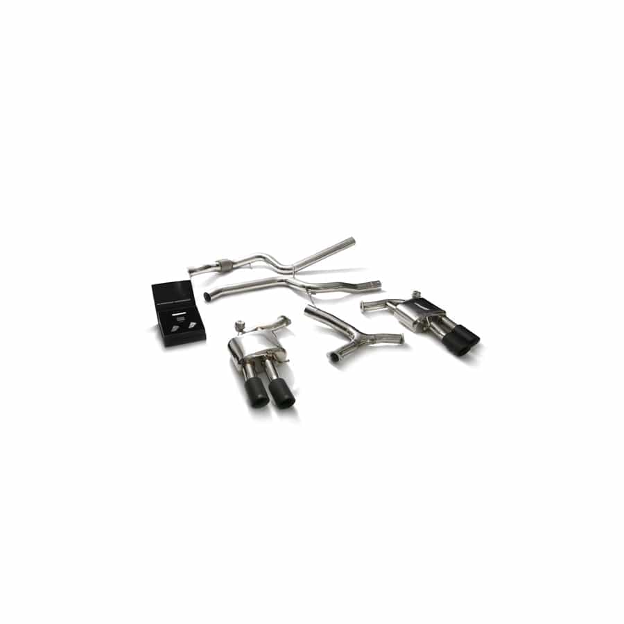 Armytrix AU9C2-QS11M Valvetronic Exhaust System Audi A5 Coupe 2WD B9 2016-2022 with Quad Matte Black 3.5" | ML Performance UK UK Car Parts