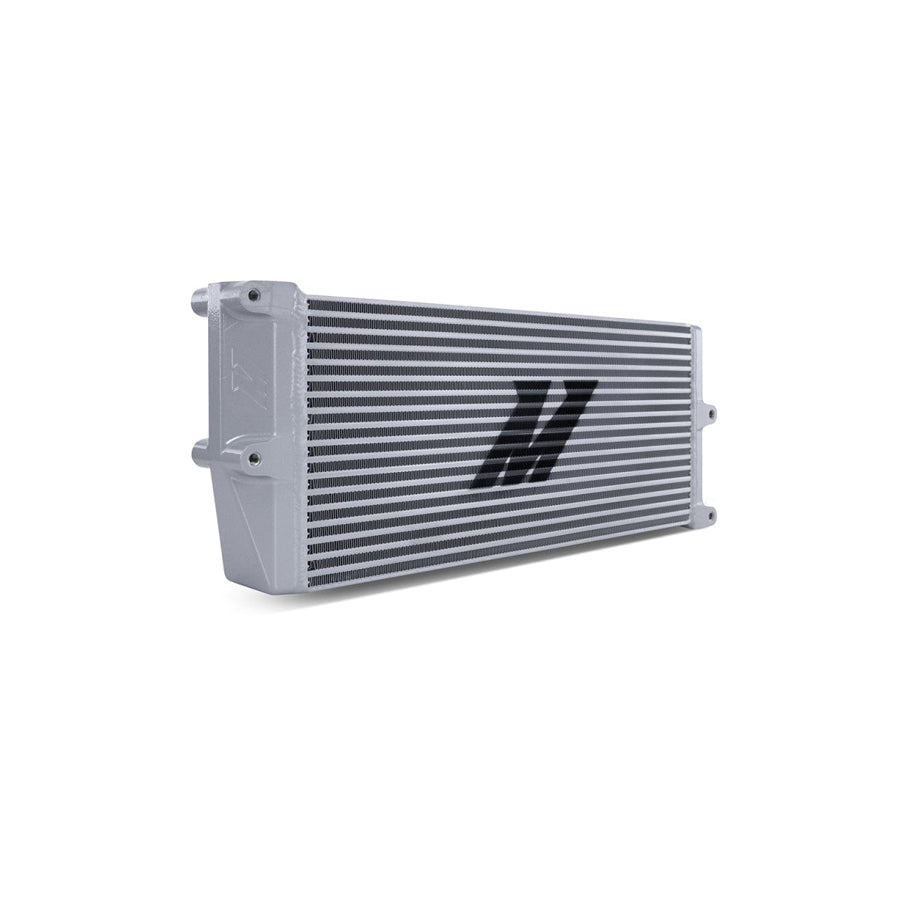 Mishimoto MMOC-OO-17SL Heavy-Duty Oil Cooler - 17in. Opposite-Side Outlets - Silver