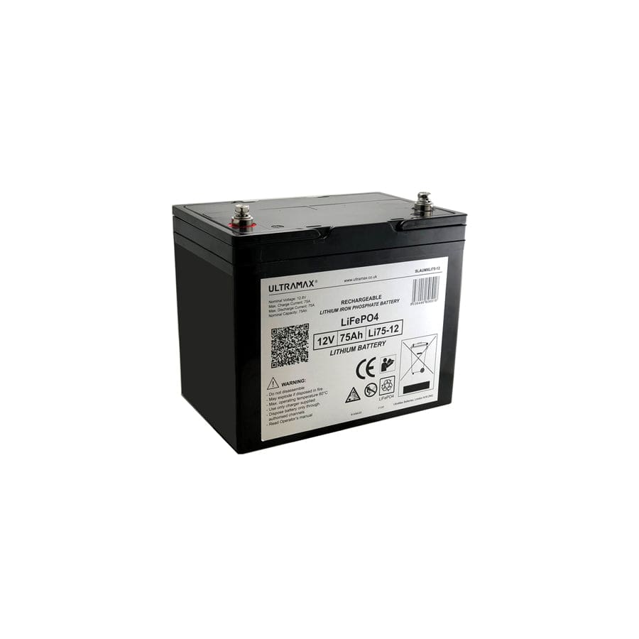 Ultramax Lithium 75AMP LiFePO4 Battery | ML Performance Battery and Electrical Accessories