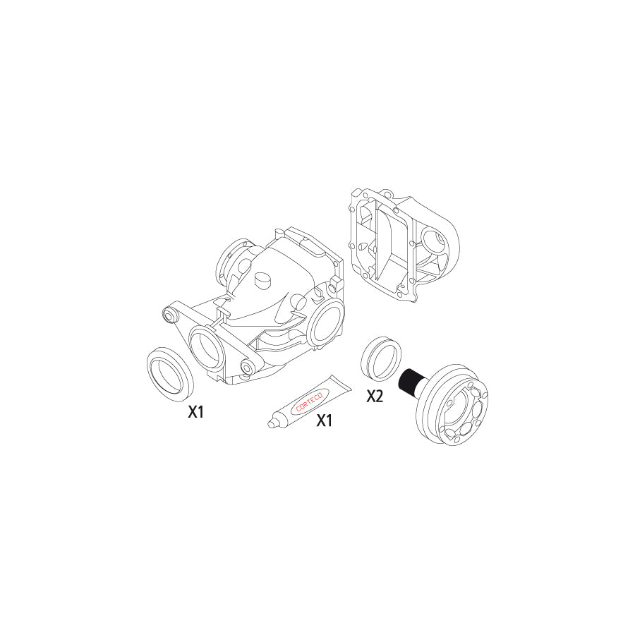 Corteco 19535823 Gasket Set, Differential | ML Performance UK