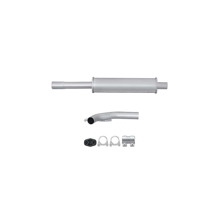Hella 8LC 366 025-881 Middle Silencer For VW Polo