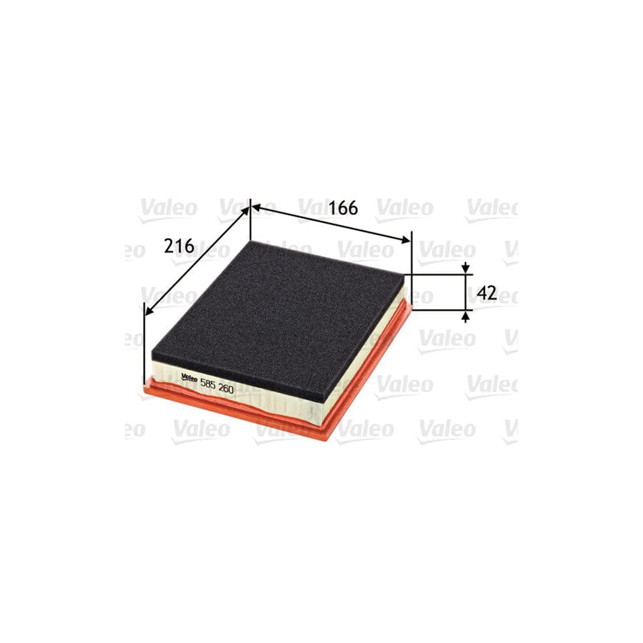 VALEO 585260 Air Filter | ML Performance UK Car Parts