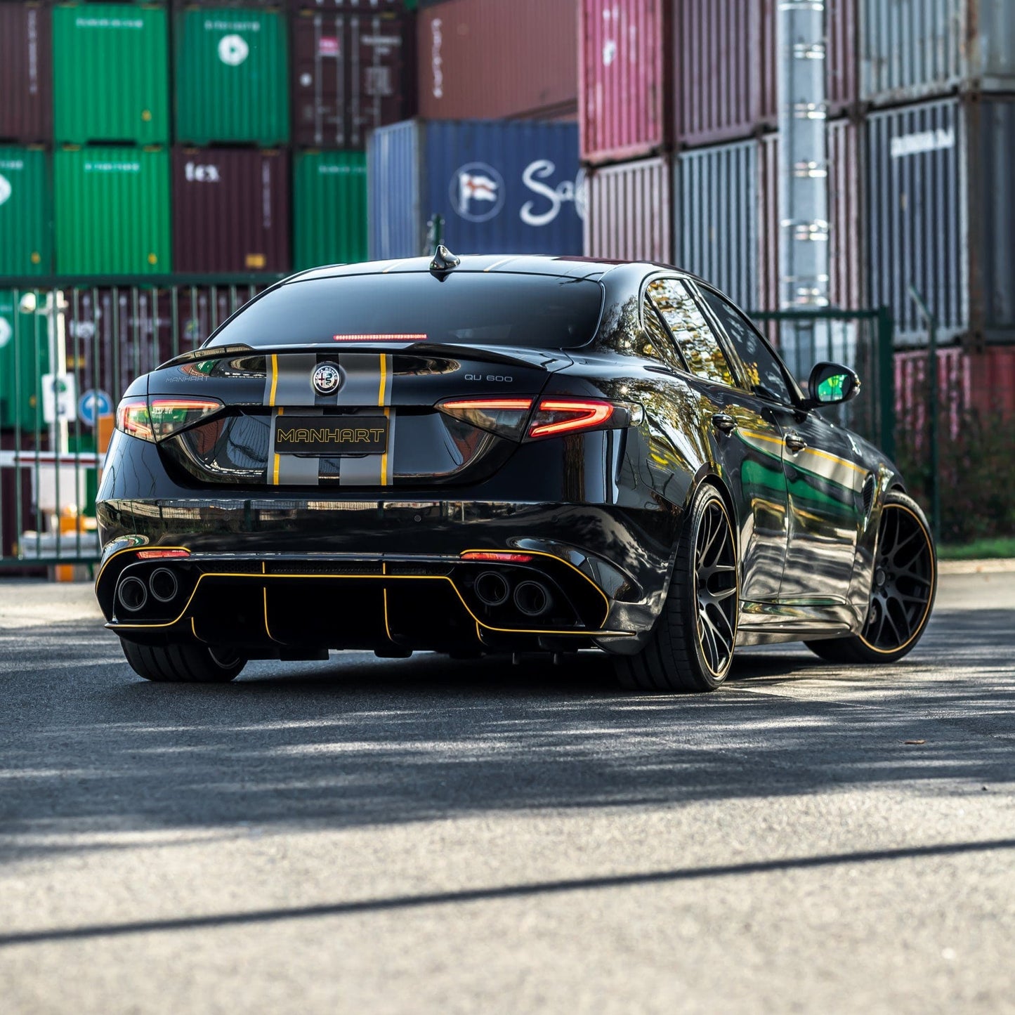 MANHART MHFOLAQV001 DECAL SET / VINYL WRAP FOR ALFA ROMEO GIULIA QUADRIFOGLIO