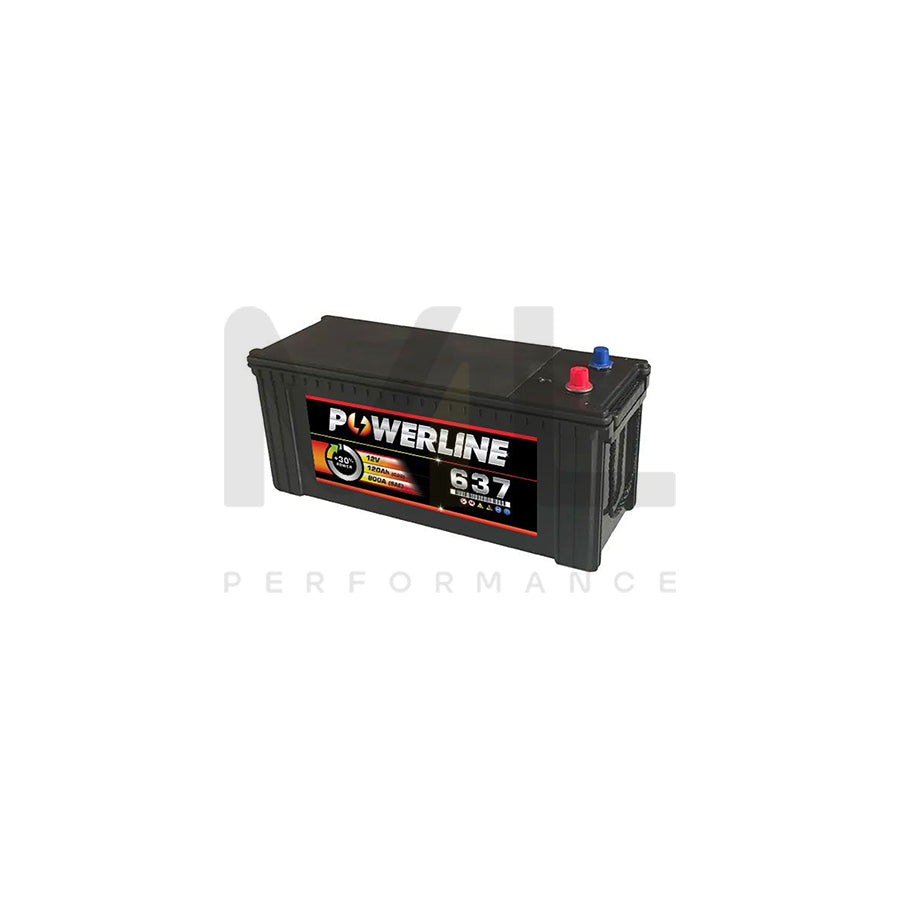 637 Powerline Battery 12V 120Ah | Car Batteries UK | ML Performance Car Parts