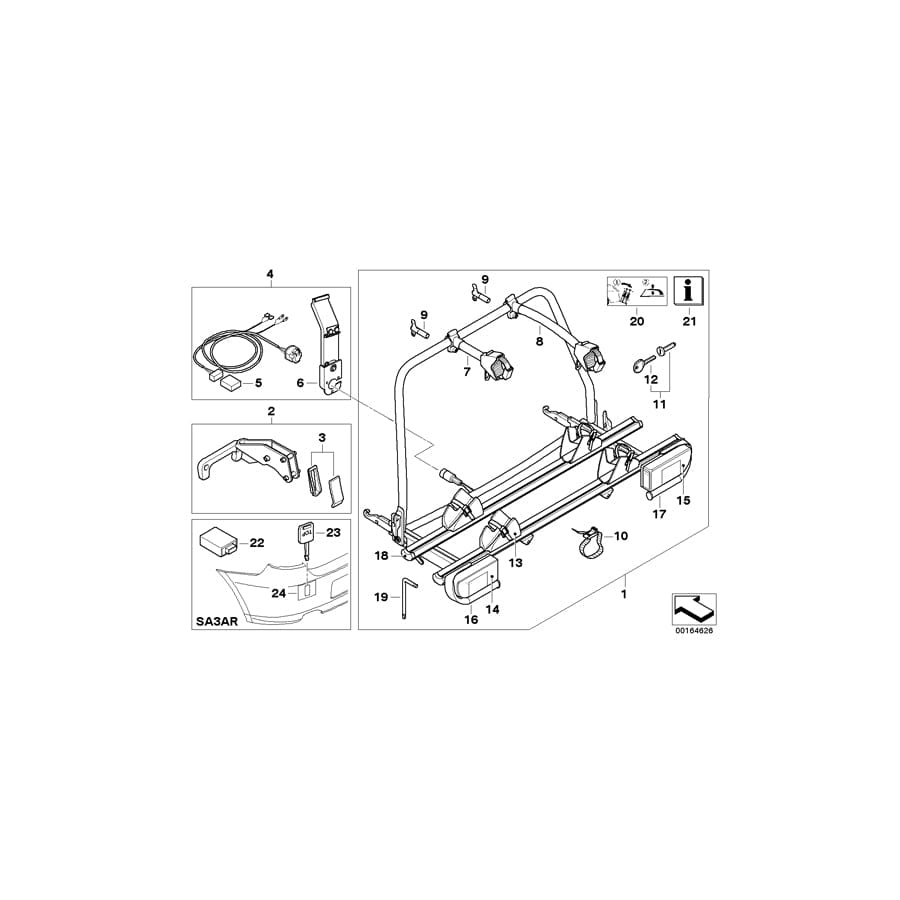 Genuine BMW 82710421333 Cabrio E70 E91 Rear Light, Left (Inc. X1 25dX, 340i & X4 30dX) | ML Performance UK Car Parts