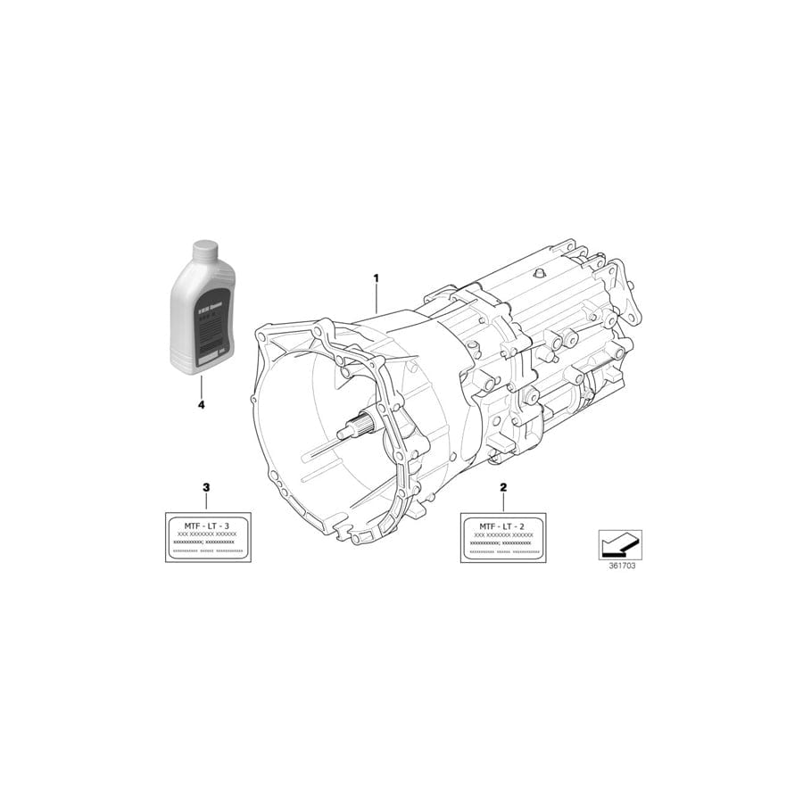 Genuine BMW 23007837983 E85 E86 Exch. 6 Speed Gearbox GS6-37BZ - TJEE (Inc. Z4 M3.2) | ML Performance UK Car Parts