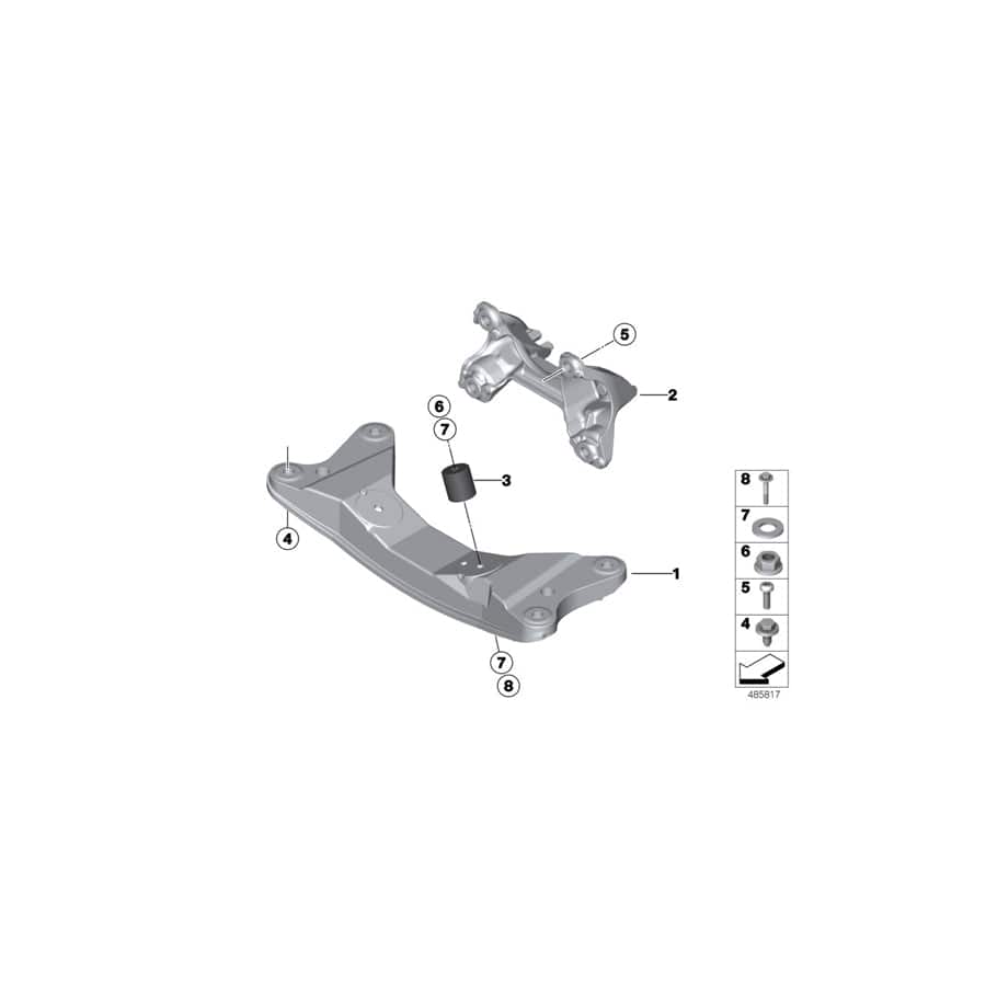 Genuine BMW 22328416819 Spacer Bush GETRIEBELAGERU (Inc. M235i Racing) | ML Performance UK Car Parts