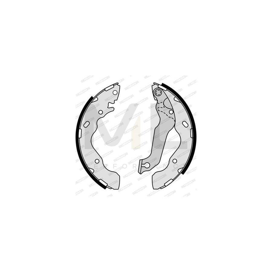 FERODO FSB4195 Brake Shoe Set PREMIER | ML Performance Car Parts