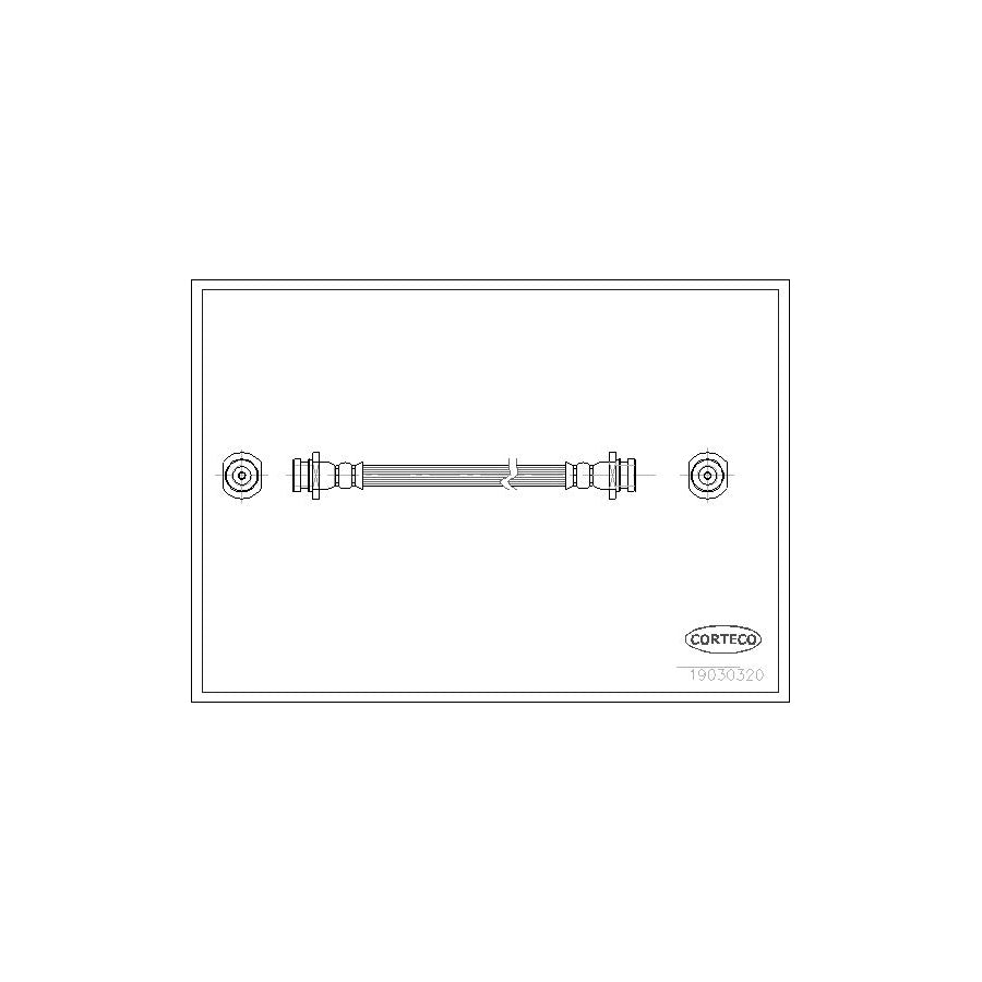 Corteco 19030320 Brake Hose | ML Performance UK