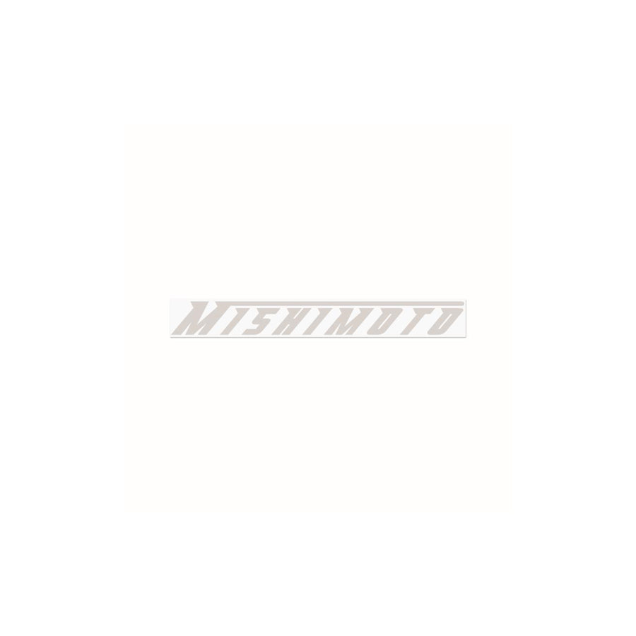 Mishimoto MMPRO-STK-15LG Decal, White, Large