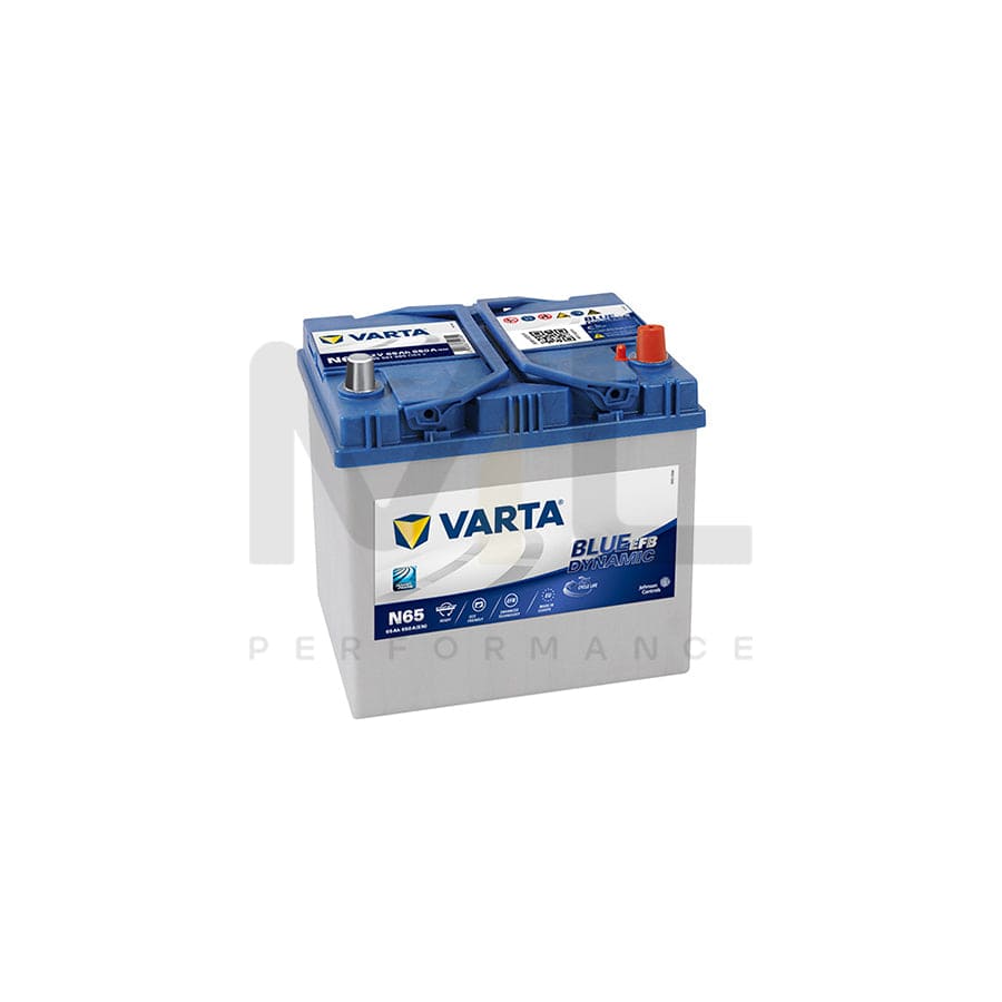 Varta EFB 005 Car Battery - 3 Year Guarantee N65