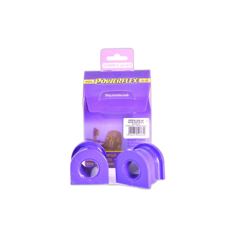 Powerflex PFR25-326-18 Honda Rear Anti Roll Bar Bush 18mm (Inc. CR-V & Civic) | ML Performance UK Car Parts