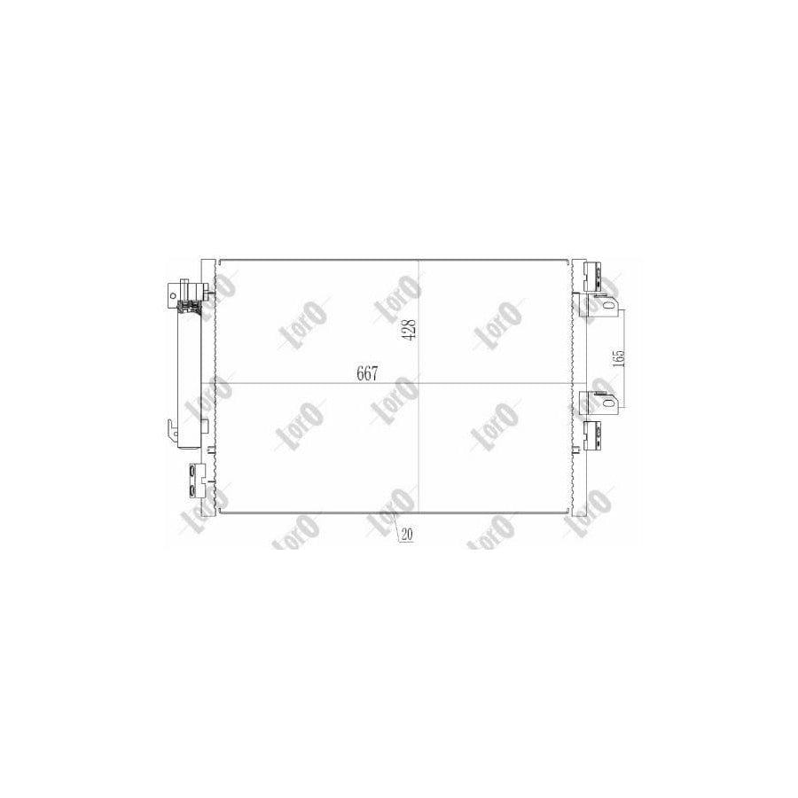 Abakus 0150160003 Air Conditioning Condenser | ML Performance UK