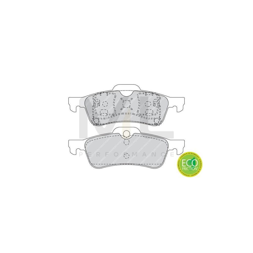 Ferodo Fsl1451 Brake Pad Set Fuse+ Technology, Incl. Wear Warning Contact | ML Performance Car Parts
