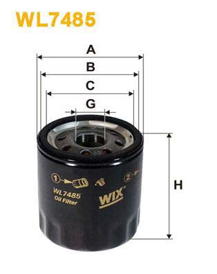 WIX Filters WL7485 Oil Filter