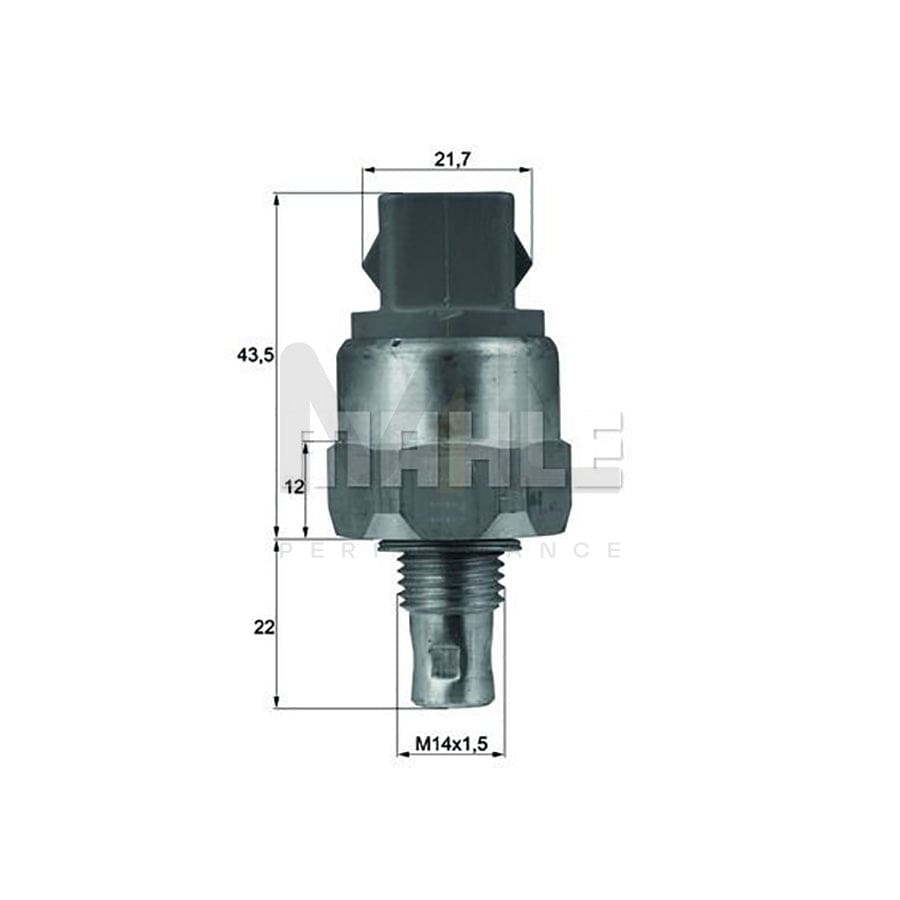 MAHLE ORIGINAL TX 9 79 Engine thermostat suitable for MERCEDES-BENZ Ponton (W120) Opening Temperature: 79��C, without gasket / seal | ML Performance Car Parts