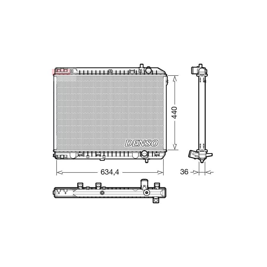 Denso DRM43008 Drm43008 Engine Radiator For Kia Sedona Ii (Vq) | ML Performance UK