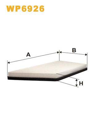 WIX Filters WP6926 Pollen Filter For Peugeot 206