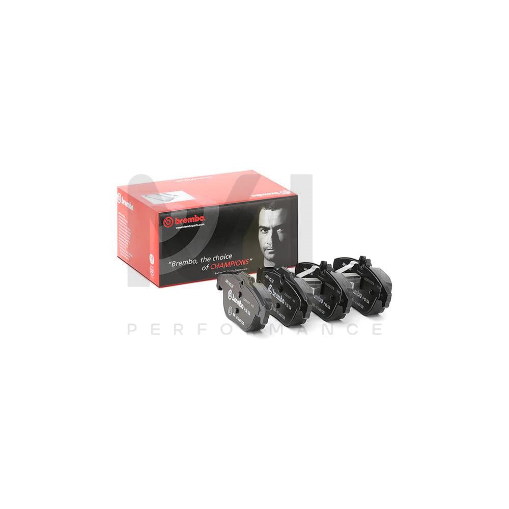 Brembo P 50 104 Brake Pad Set Prepared For Wear Indicator, With Piston Clip | ML Performance Car Parts