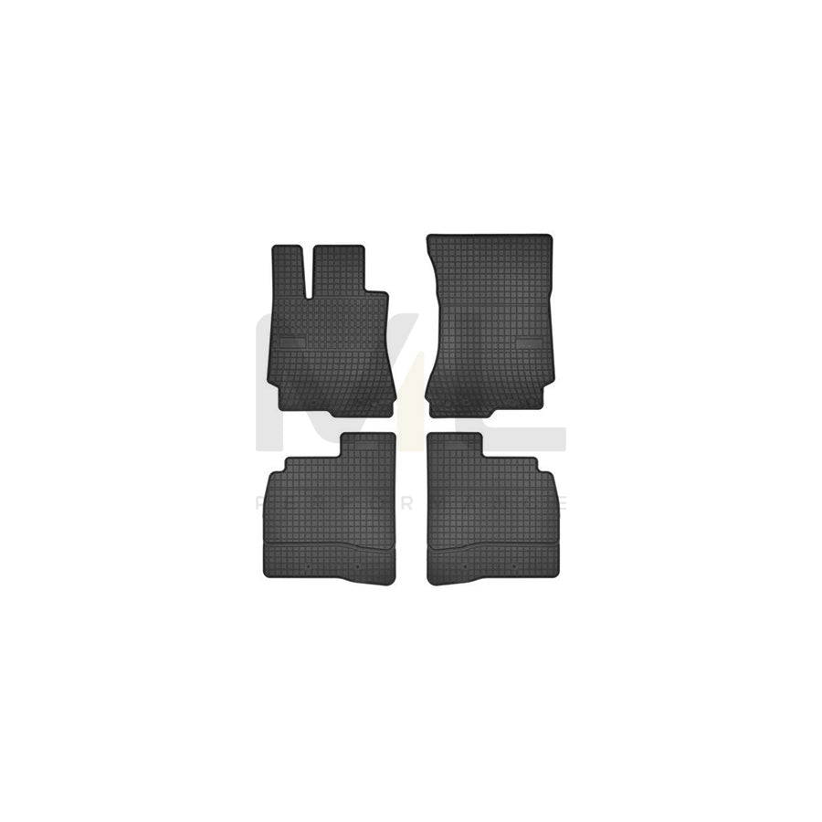 FROGUM Tailored 542575 Floor mat set suitable for MERCEDES-BENZ S-Class Saloon (W221) Elastomer, Front and Rear, Quantity: 4, Black | ML Performance Car Parts