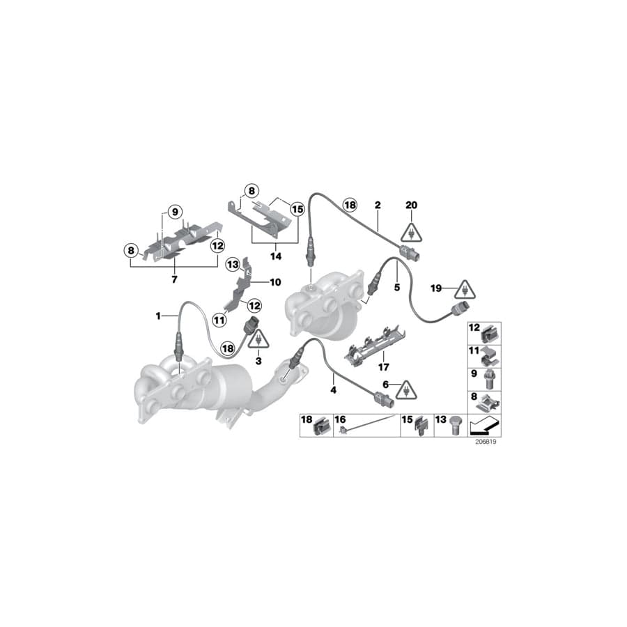 Genuine BMW 11787556835 E92 E90 Holder (Inc. 330xi, X1 25iX & 125i) | ML Performance UK Car Parts