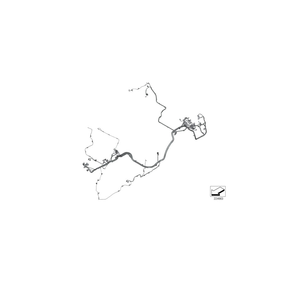 Genuine BMW 61112347796 Audio Wiring Harness, Duplicate (Inc. 330dX, 330d & 340iX) | ML Performance UK