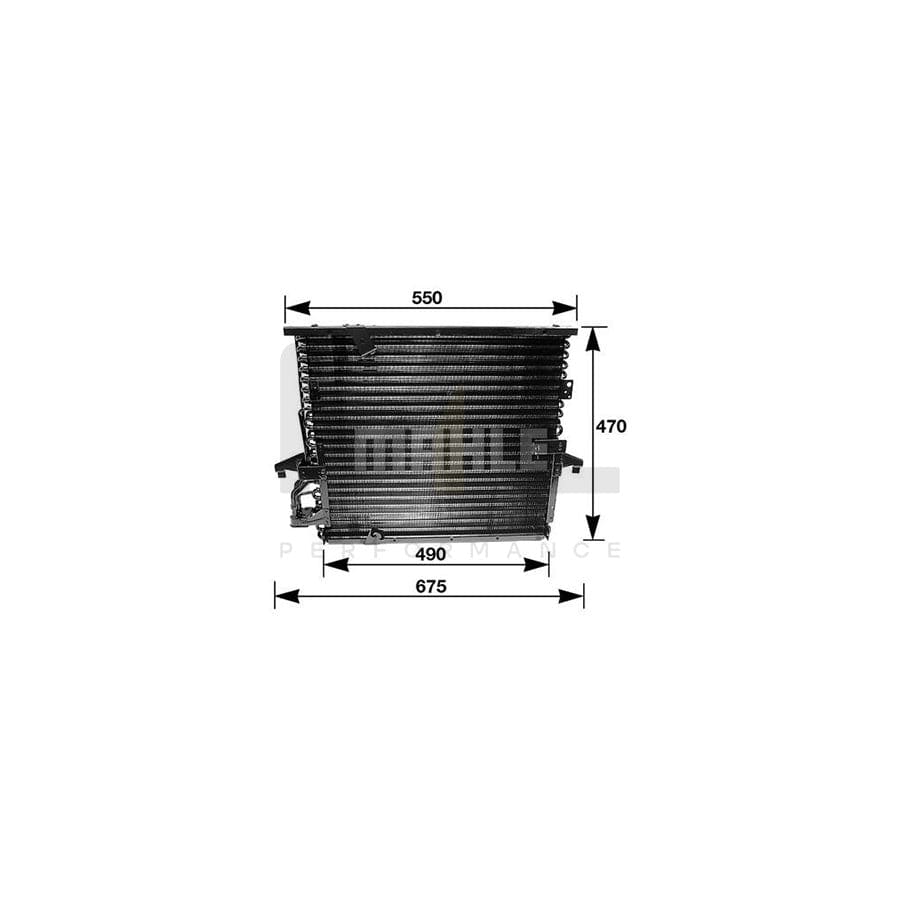 MAHLE ORIGINAL AC 147 000S Air conditioning condenser without dryer | ML Performance Car Parts