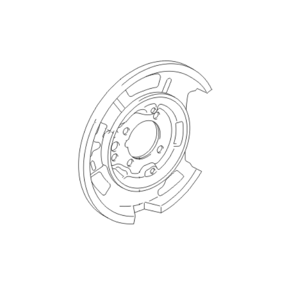 Genuine Lexus 46504-30230 IS Phase 2 N/S Parking Brake Backing Plate