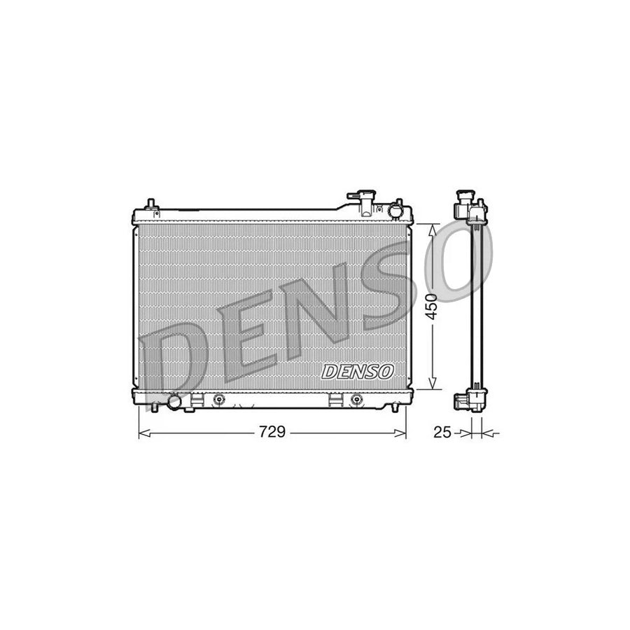 Denso DRM46100 Drm46100 Engine Radiator For Infiniti Fx Off-Road (S50) | ML Performance UK