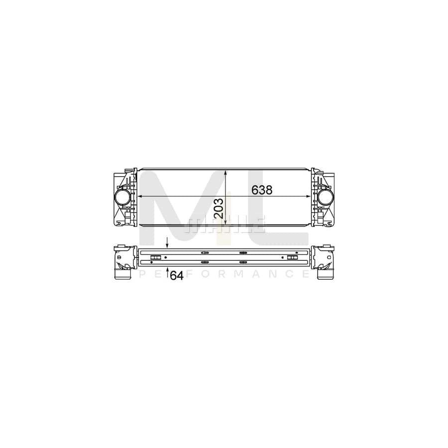 MAHLE ORIGINAL CI 369 000S Intercooler | ML Performance Car Parts