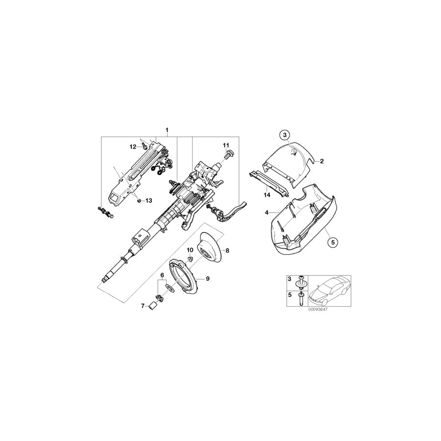 Genuine BMW 32311096868 E46 Lower Trim Panel (Inc. 318ti, 316i 1.9 & 320d) | ML Performance UK Car Parts