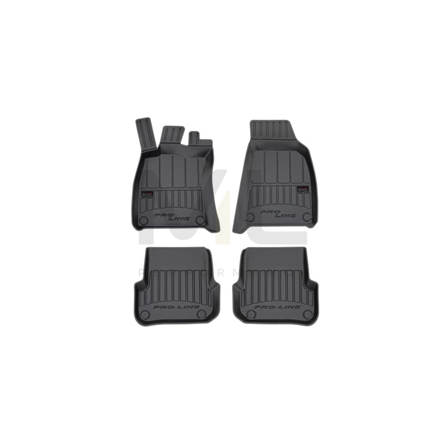 FROGUM 3D407633 Floor mat set for AUDI A6 C6 Saloon (4F2) Elastomer, Front and Rear, Quantity: 4, Black | ML Performance Car Parts