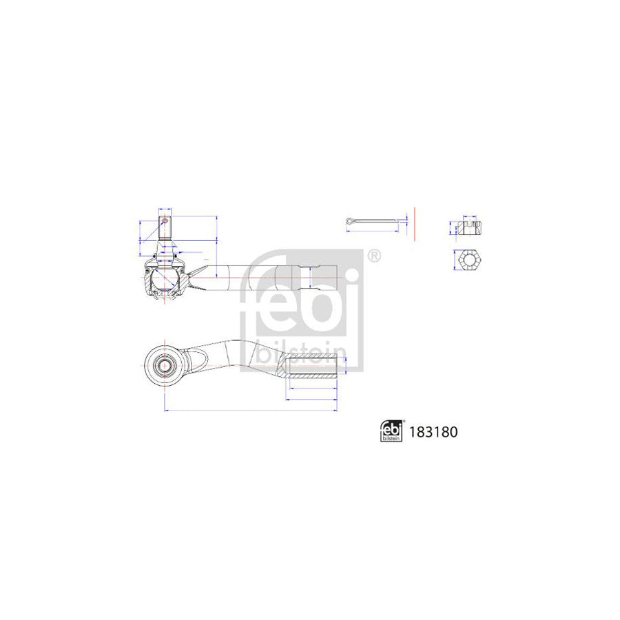 Febi Bilstein 183180 Track Rod End