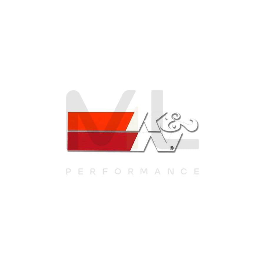 K&N 89-0018-1 Decal; Die Cut, 2.57 Inch X 1.25 Inch, White | ML Car Parts UK | ML Performance