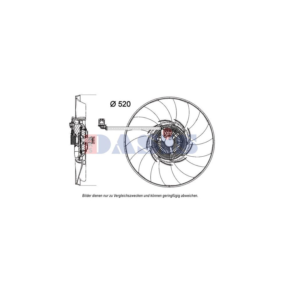 AKS Dasis 028003N Fan Clutch For Land Rover Range Rover III (L322) | ML Performance UK