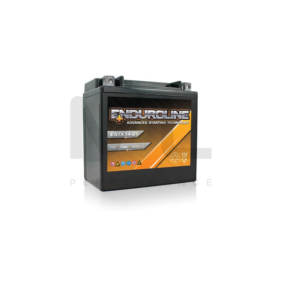 ENTX14-BS Enduroline Advanced Motorcycle Battery 12V 14Ah | Car Batteries UK | ML Performance Car Parts