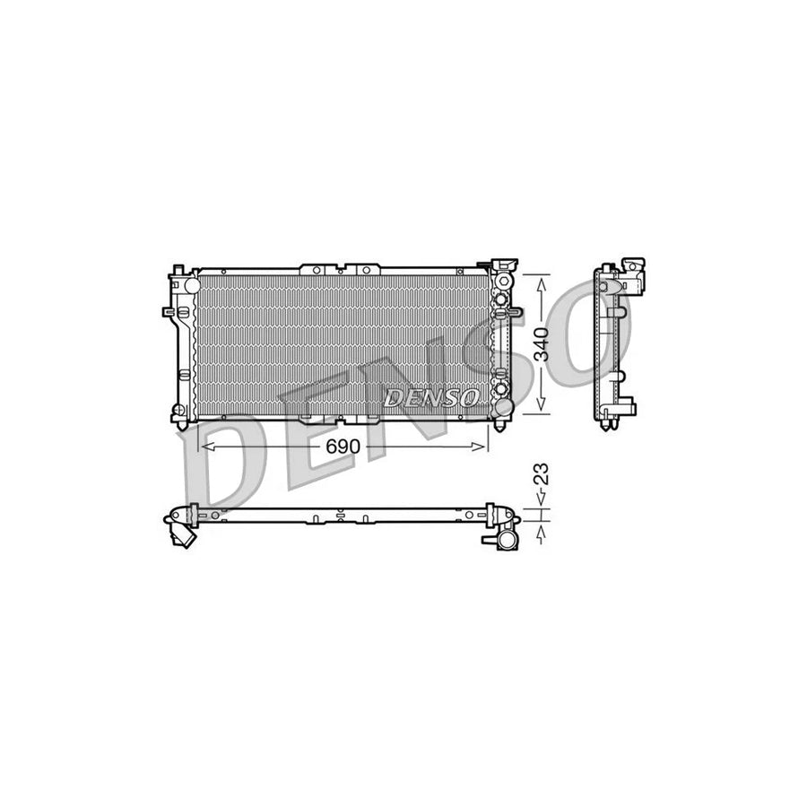 Denso DRM44004 Drm44004 Engine Radiator | ML Performance UK