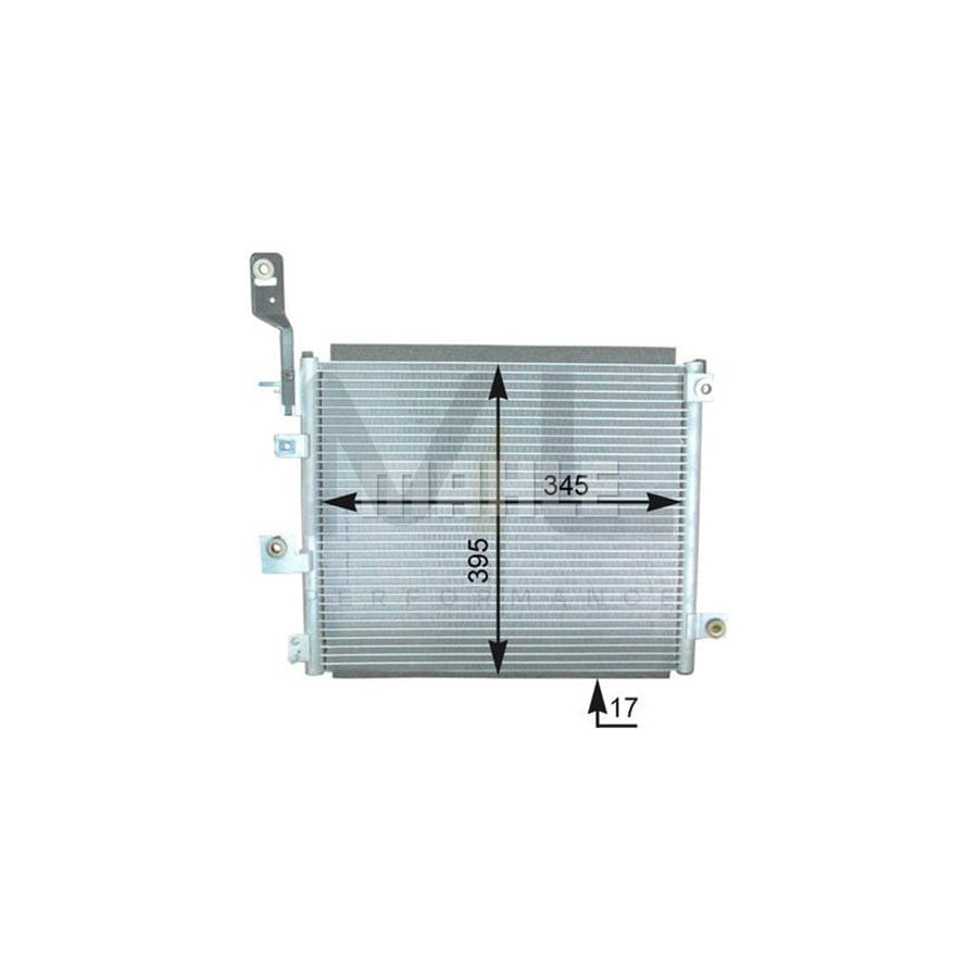 MAHLE ORIGINAL AC 432 000P Air conditioning condenser for HYUNDAI Amica / Atoz (MX) without dryer | ML Performance Car Parts