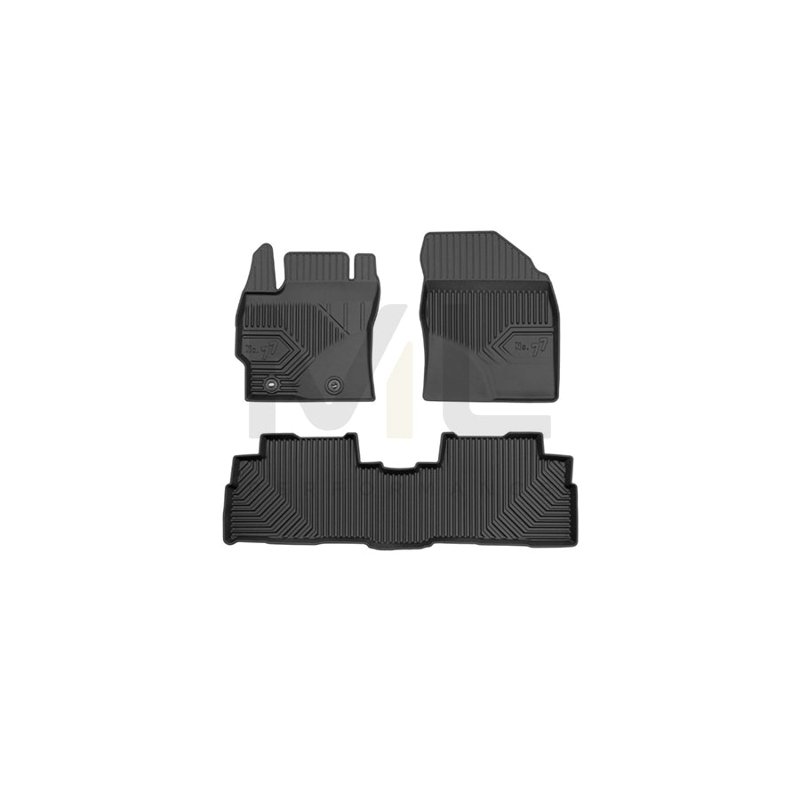 FROGUM Tailored, No.77 77425224 Floor mat set for TOYOTA Verso (AR20) Elastomer, Front and Rear, Quantity: 3, Black | ML Performance Car Parts