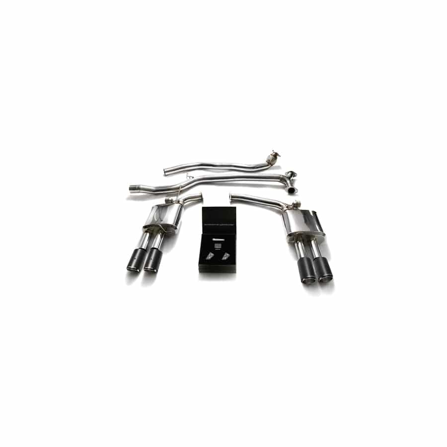 Armytrix AUB82-QC11 Valvetronic Exhaust System Audi A5 | A5 Quattro 2005-2015 with Quad Carbon Fiber 3.5" | ML Performance UK UK Car Parts
