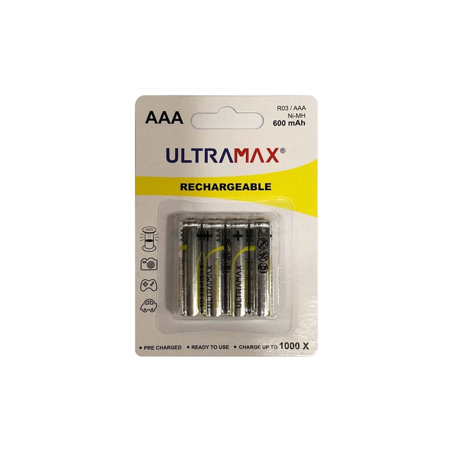 Ultramax Rechargeable AAA / R03 Size Battery | ML Performance Battery and Electrical Accessories