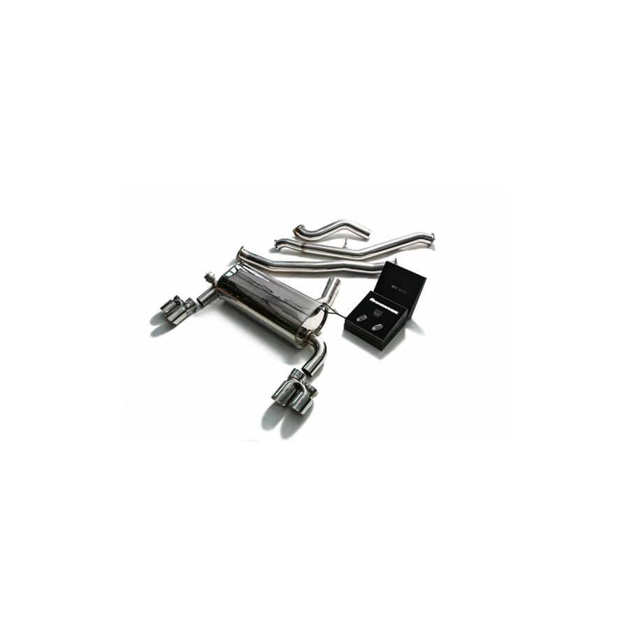 Armytrix BMF32-QS42C Valvetronic Exhaust System BMW 3-Series | 4-Series F3x 2012-2015 with Quad chrome 3.15" | ML Performance UK UK Car Parts