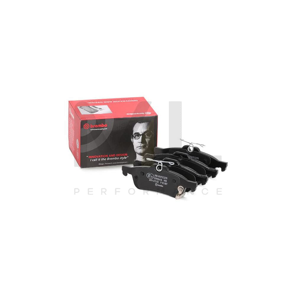 Brembo P 83 087 Brake Pad Set With Acoustic Wear Warning | ML Performance Car Parts