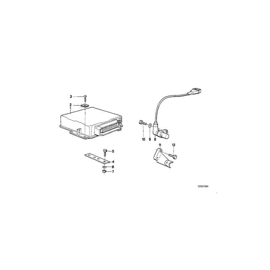 Genuine BMW 12141710685 E28 At-Control Unit (Inc. & 525e) | ML Performance UK Car Parts